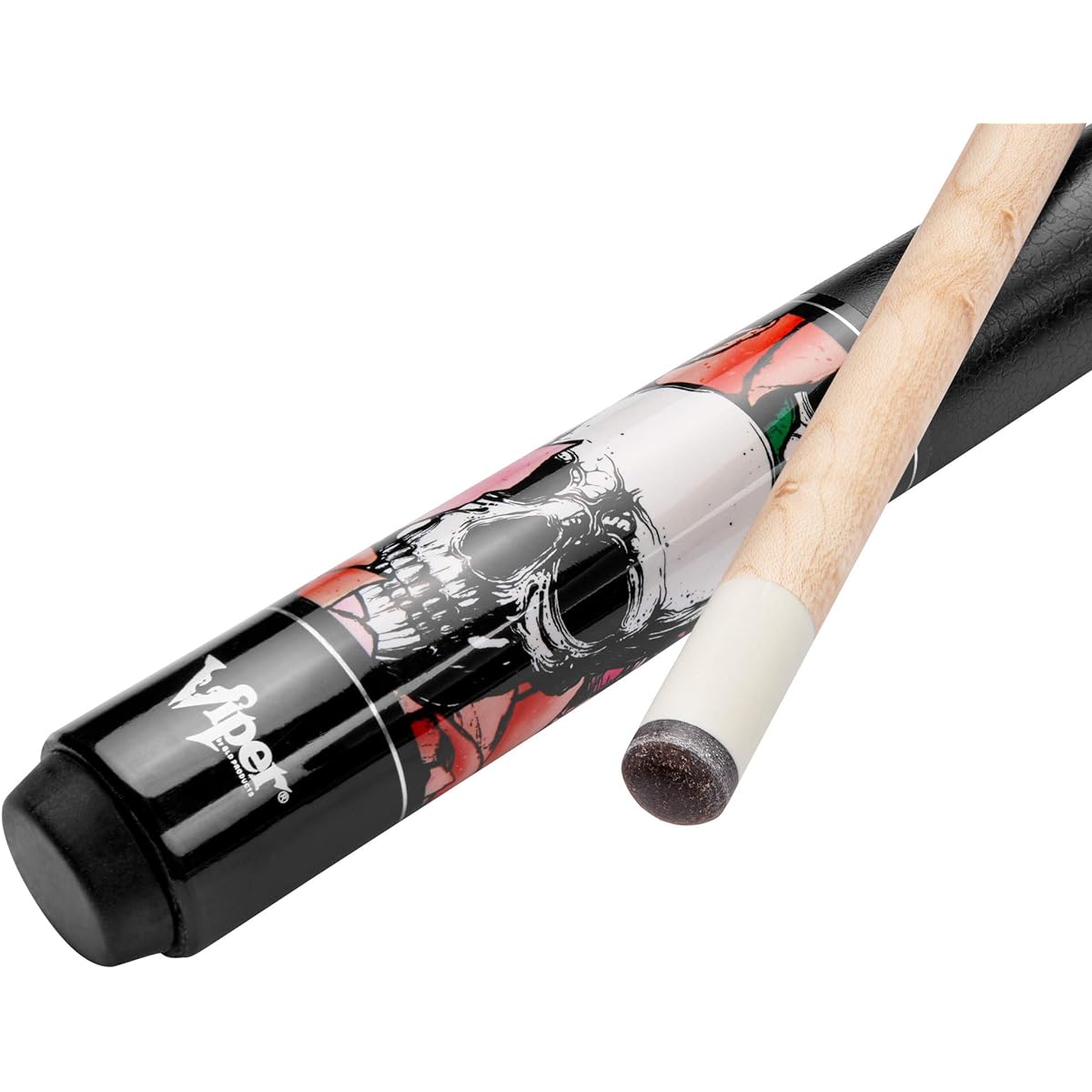 Viper Underground Sinister Billiard Cue Skull Rose