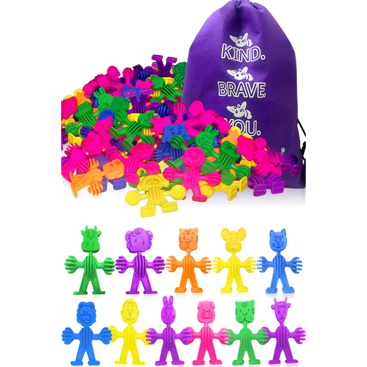 Bees & Me Buddies in a Bag - Fun Toddler & Preschool Learning Toys for Boys & Girls