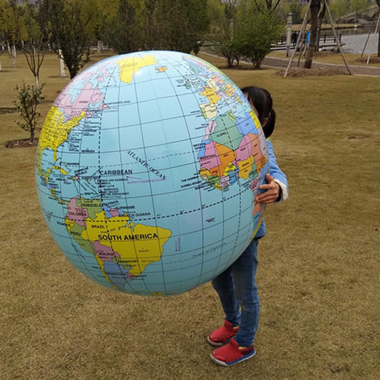 36" Giant Inflatable Glove Beach Ball for Kids Geographic Spectrum (PVC)