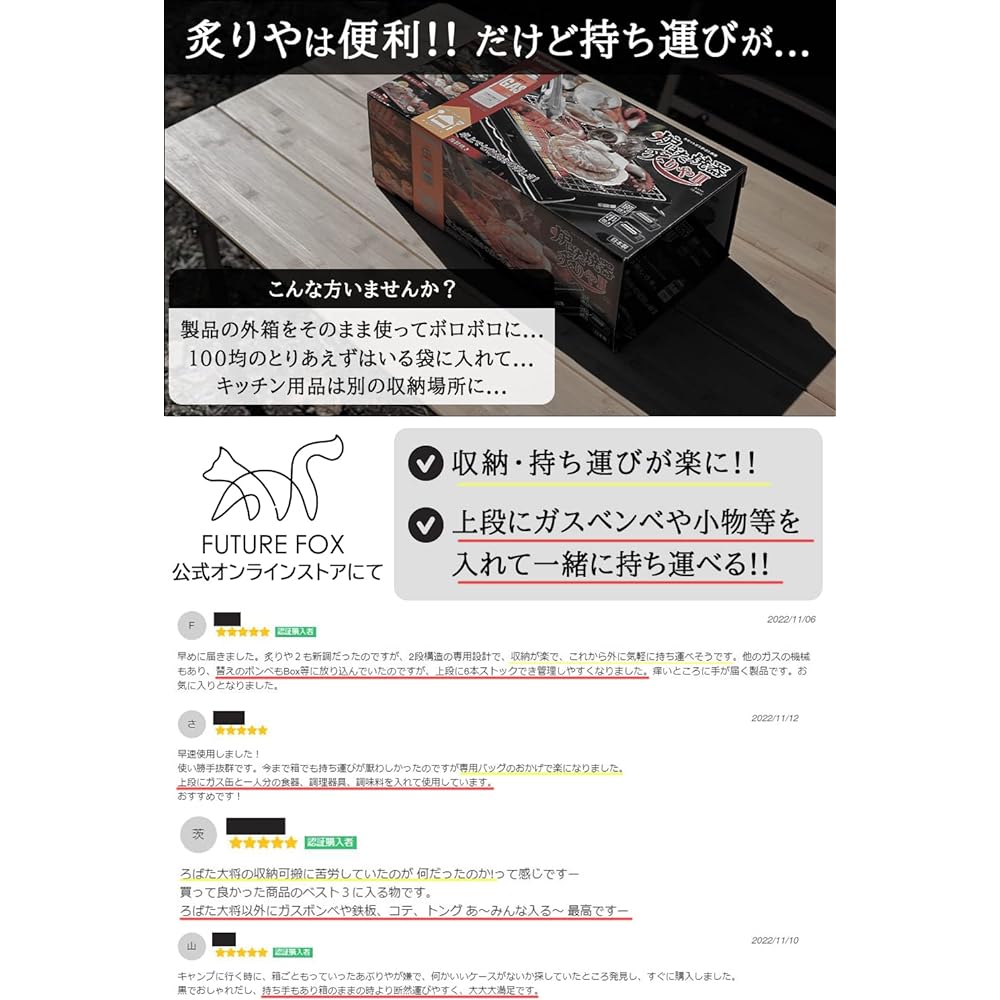 FUTUREFOX Iwatani Robatayaki Aburiya Aburiya II Exclusive Storage Bag