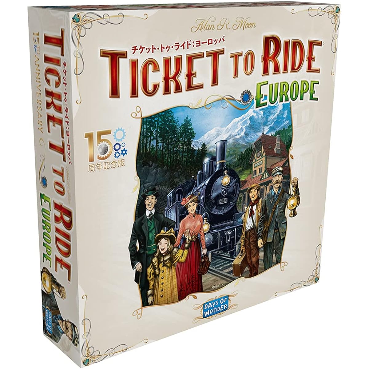 Hobby Japan Ticket to Ride: Europe 15th Anniversary Edition Japanese Version (for 2-5 players, 30-60 minutes, for ages 8 and up) Board Game