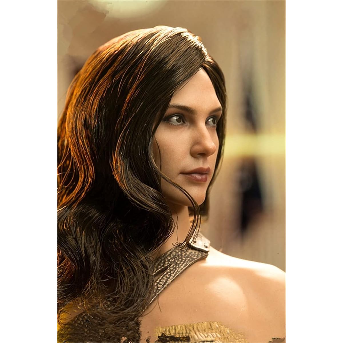 1/6 scale female head sculpt (TQ022 European girl transplanted hair soldier)