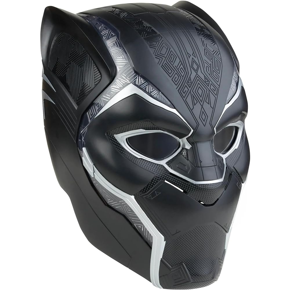 MARVEL Marvel Legends Black Panther Premium Electronic Roleplay Helmet with Light Effects and Lens that Can be Raised and Lowered, Marvel Legends Goods Black Panther Marvel Goods Marvel Roleplay Item Electric F3453 Genuine Product
