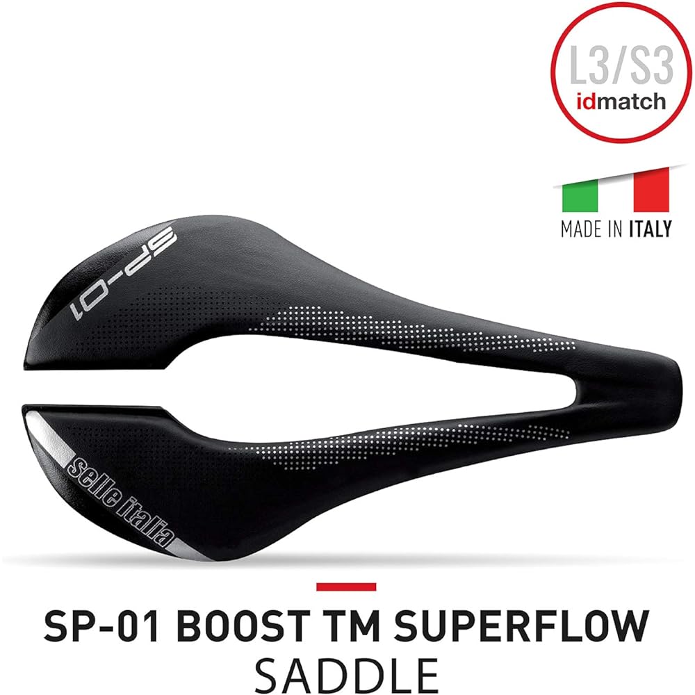 Selle Italia SELLE ITALIA SP-01 BOOST TM S.FLOW Mn BLK L