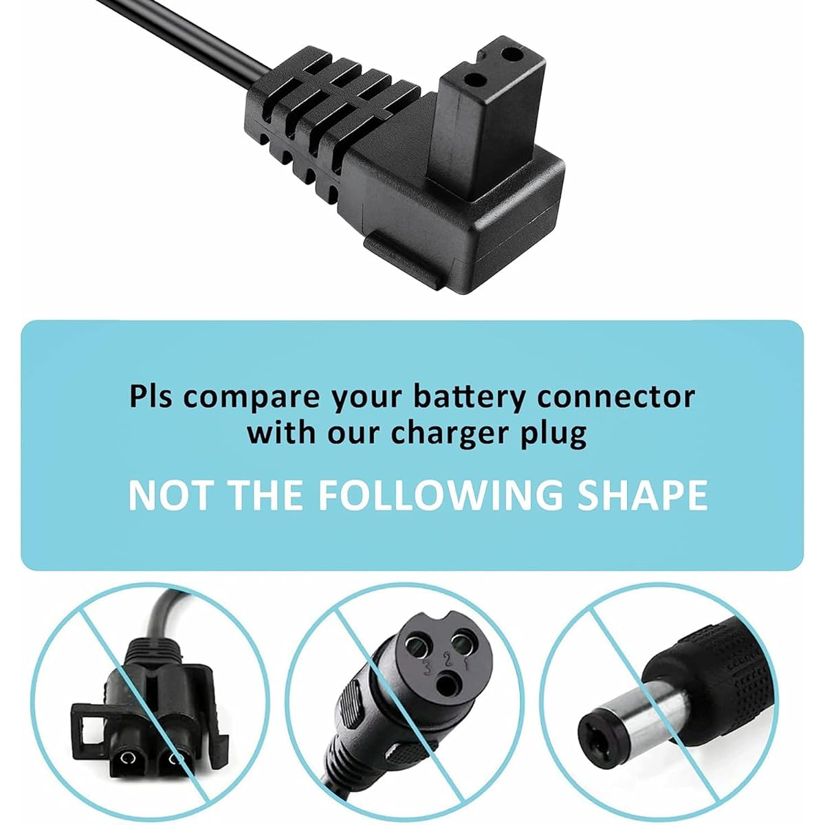 eeTao 12.6V 2 Prong AC/DC Adapter Charger Aiper Seagull 800 800B SE Cordless Robot Pool Cleaner Li-ion Battery 12.6VDC 1.8A DC12.6V 1800mA Power Cord Cable PSU