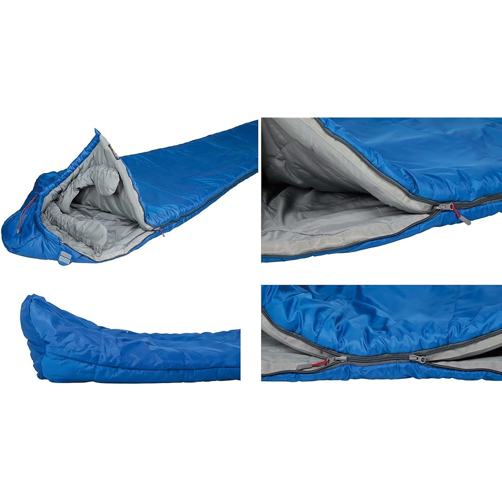 CAPTAIN STAG Sleeping Bag Sleeper [Comfortable Temperature -3~4 degrees/Usage Limit Temperature -9~-1 degrees] Mummy-shaped sleeping bag, suitable for all seasons, fully washable, comes with compression bag, False UB-34/UB-35/UB- 36