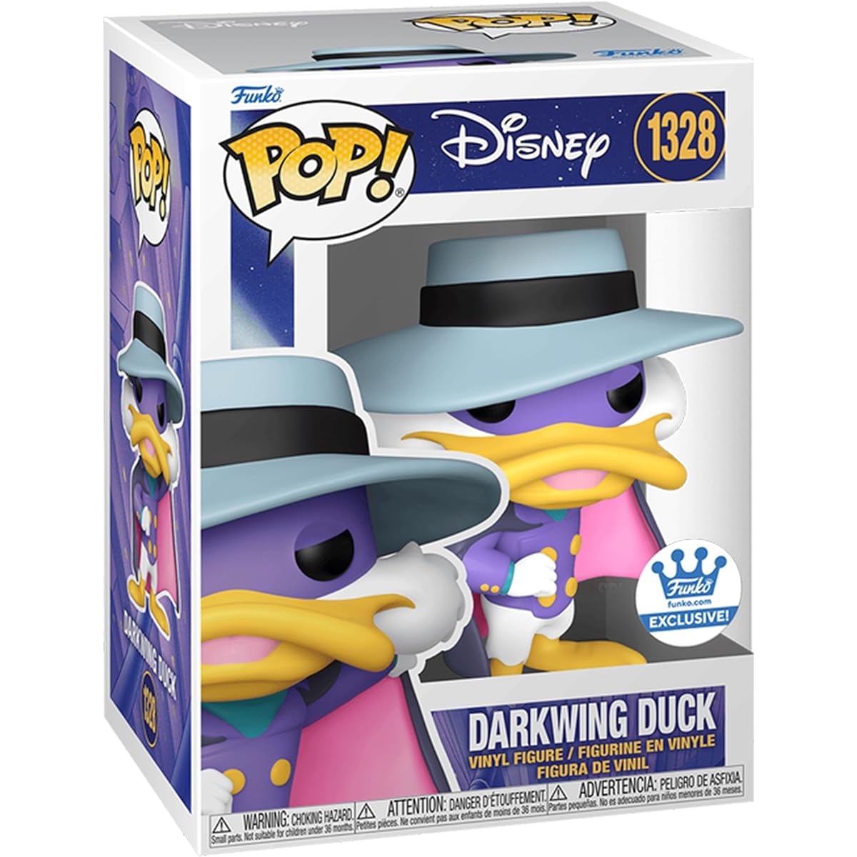 Funko Pop! Disney Darkwing Duck Multicolor Special Edition #1328 - Common Only