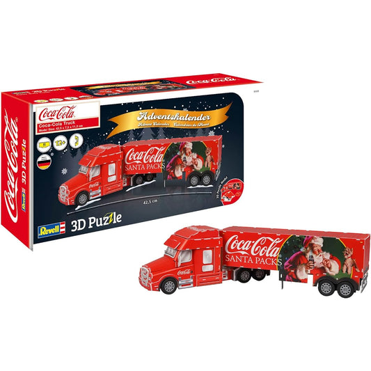 01041 Advent Calendar Coca-Cola Truck 3D Puzzle