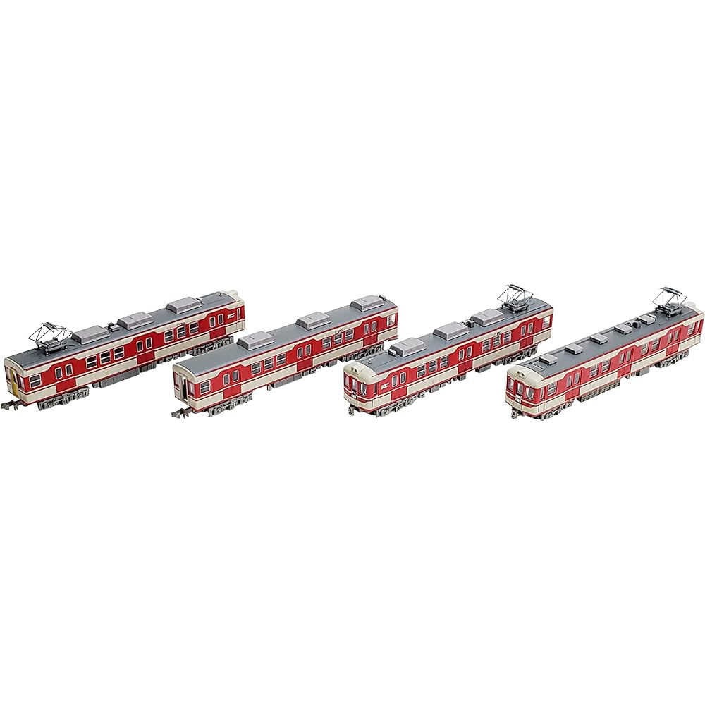Railway Collection Iron Collection Kobe Electric Railway 1000 Series 1074+1153 Formation 4-Car Set Diorama Supplies 322795