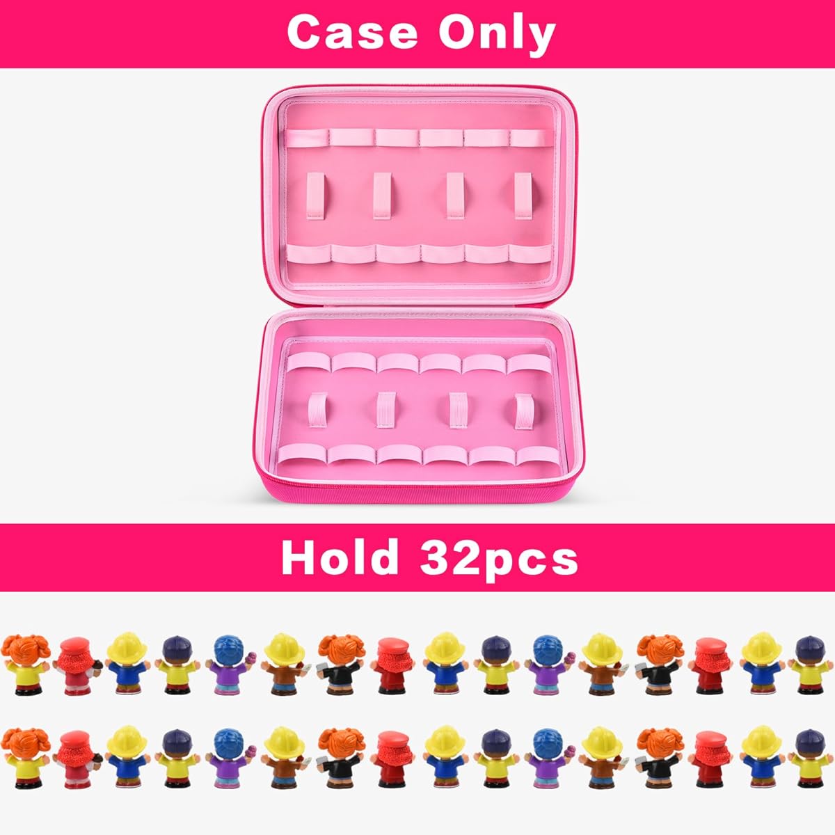 casmilee toy organizer storage case