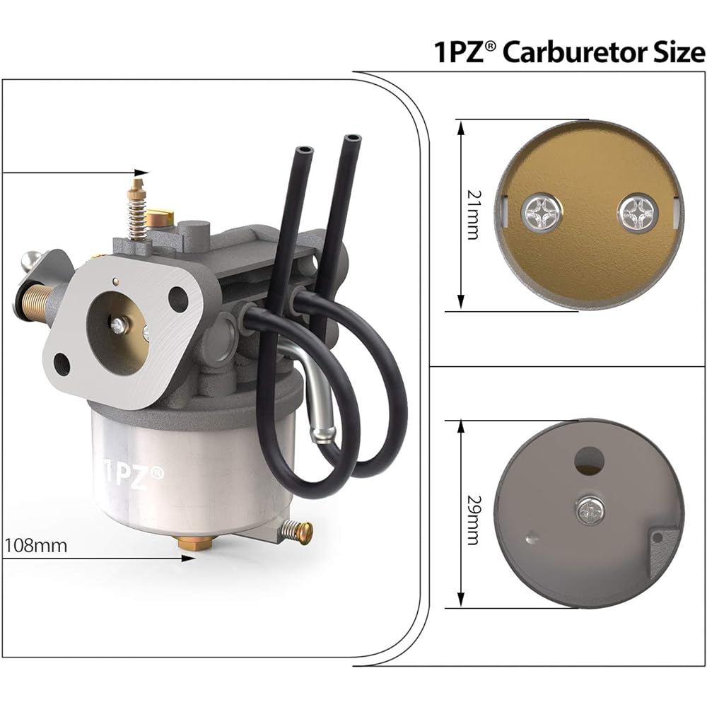 1PZ EZ2-C95 Carburetor with Fuel Filter Golf Car 4 Cycle ROBIN Engine Work Hours 350cc EZGO 72558-G01 72558-G05 72840-G02