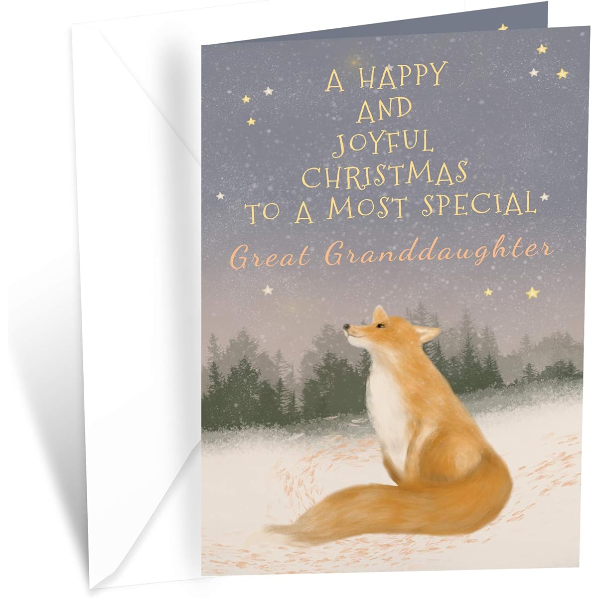 Prime Greetings Christmas Card for Granddaughter