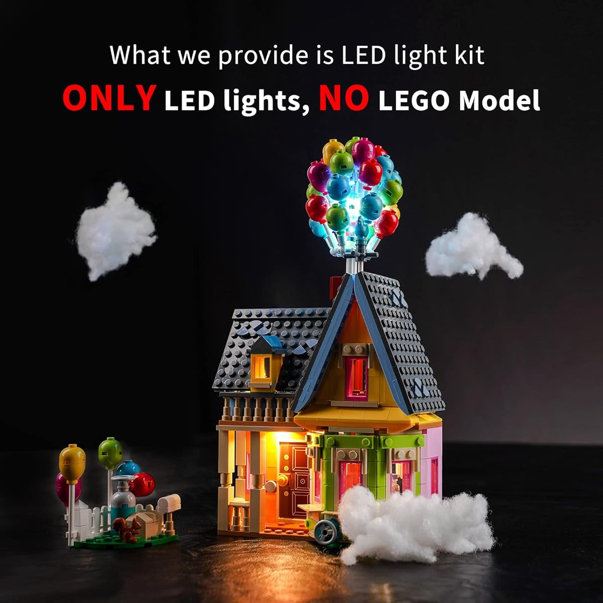 PIPART LED Light Kit for Lego 43217 Uphouse, Light Kit Only, Lego Model Not Included