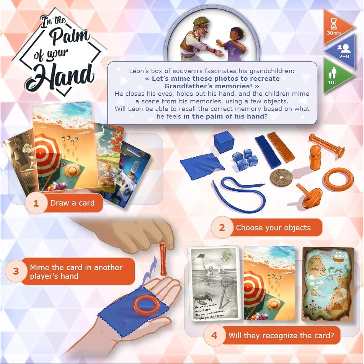 Palm of the Hand | Party Games for Teens and Adults | Ages 10+ | 2-8 Players | 30 Minutes