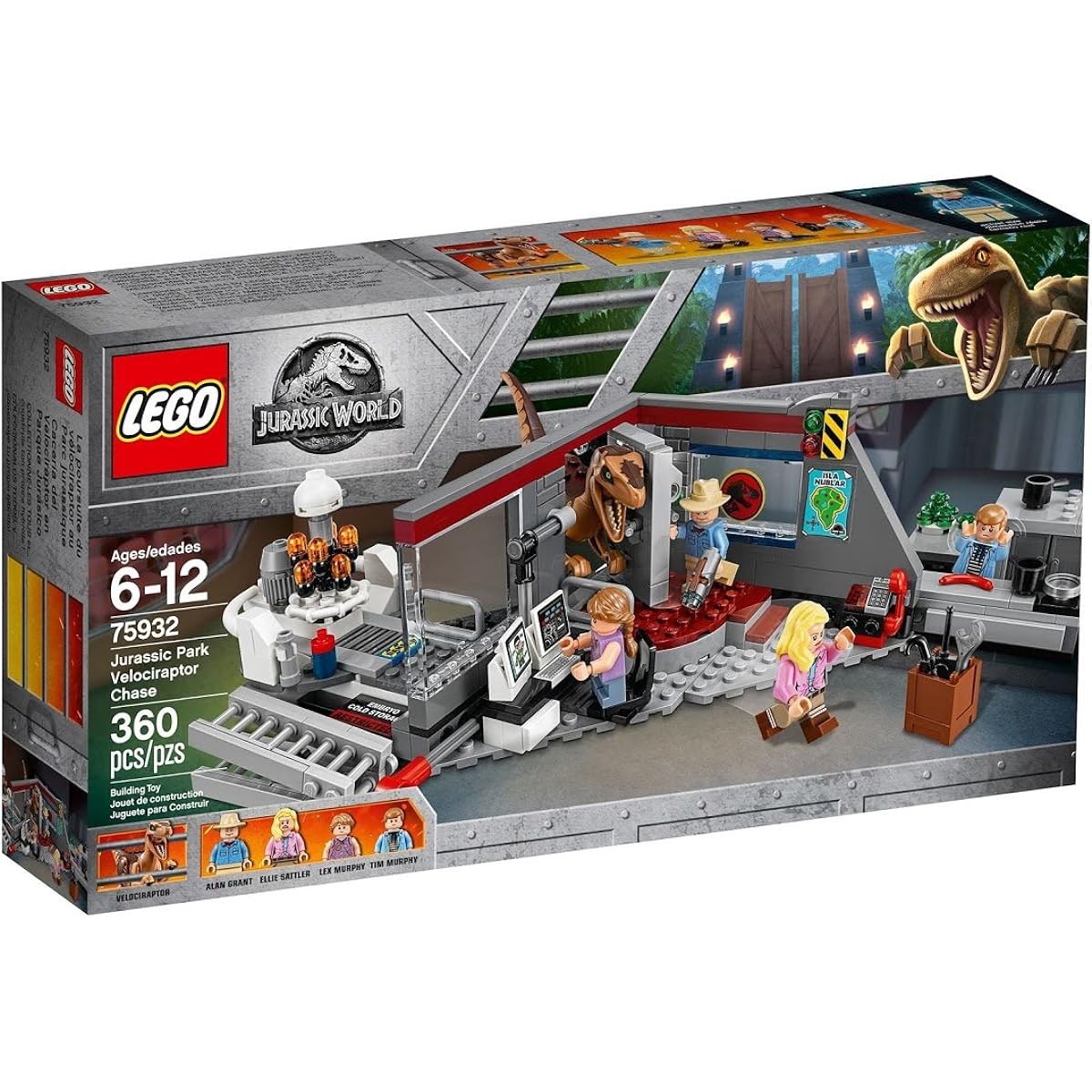 LEGO Jurassic World Jurassic Park Raptor Chase 75932