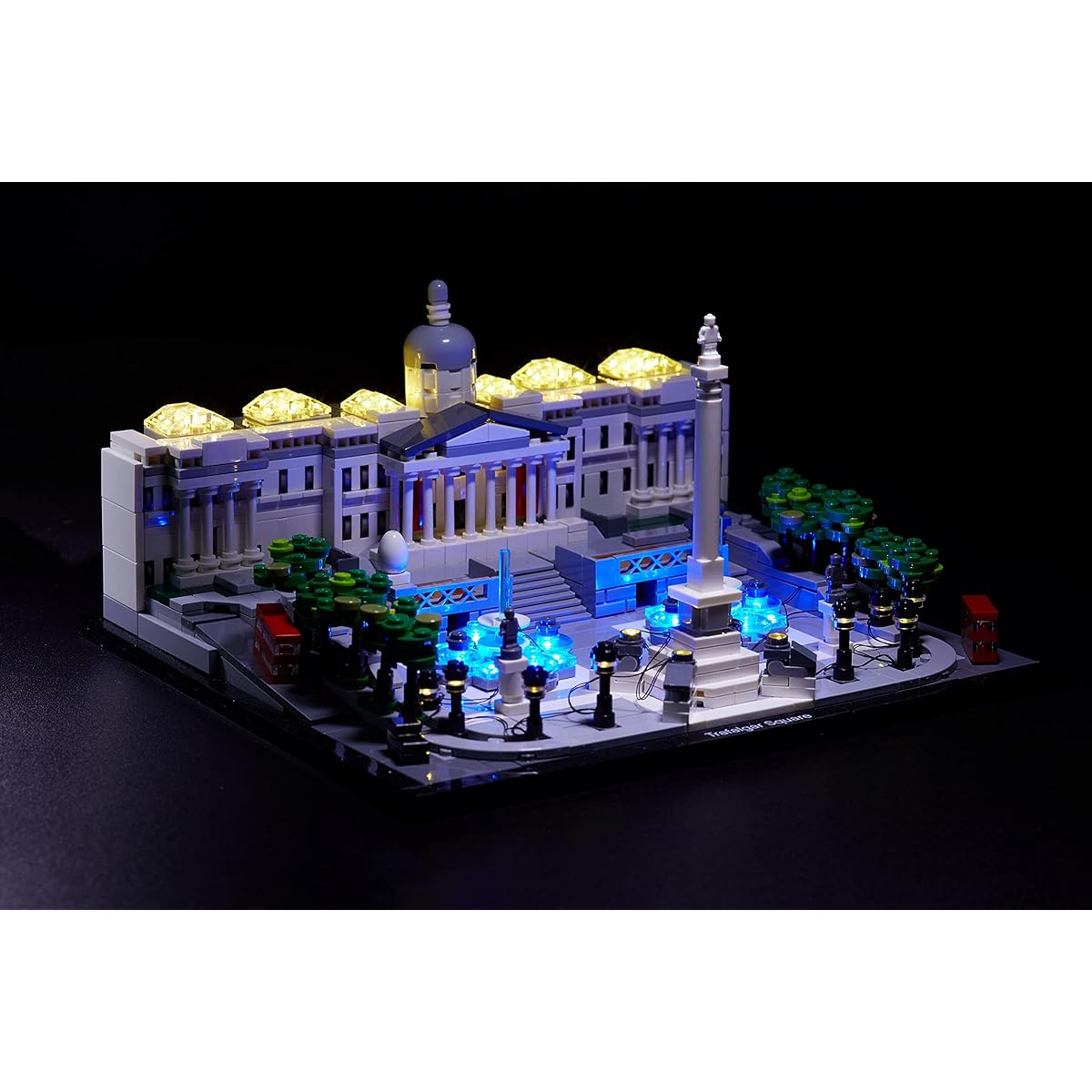 Brick Loot Deluxe LED Lighting Kit Lego Architecture Trafalgar Square Set 21045 (Note: Model not included)