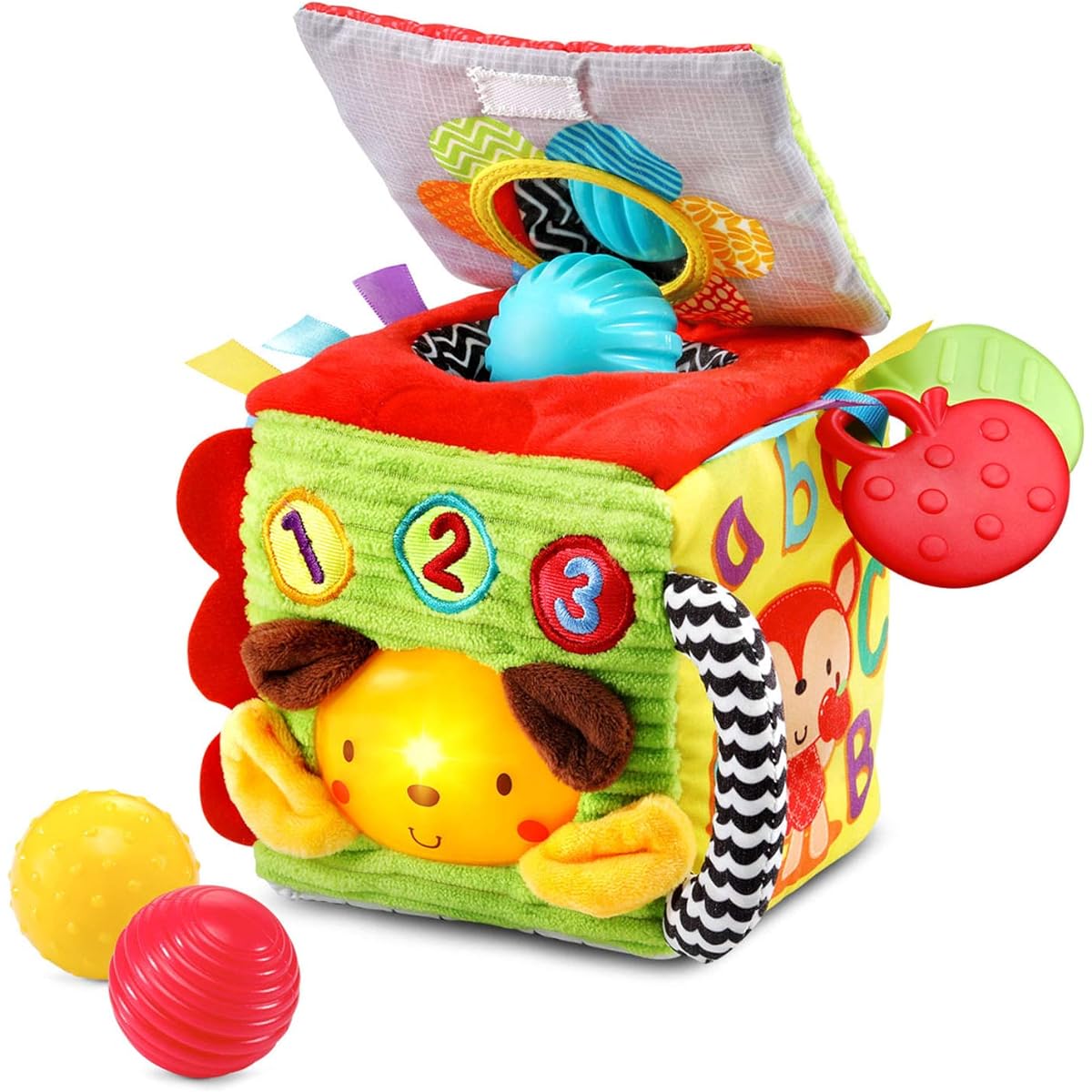 VTech Soft & Smart Sensory Cube, Multicolor, 3-24 months