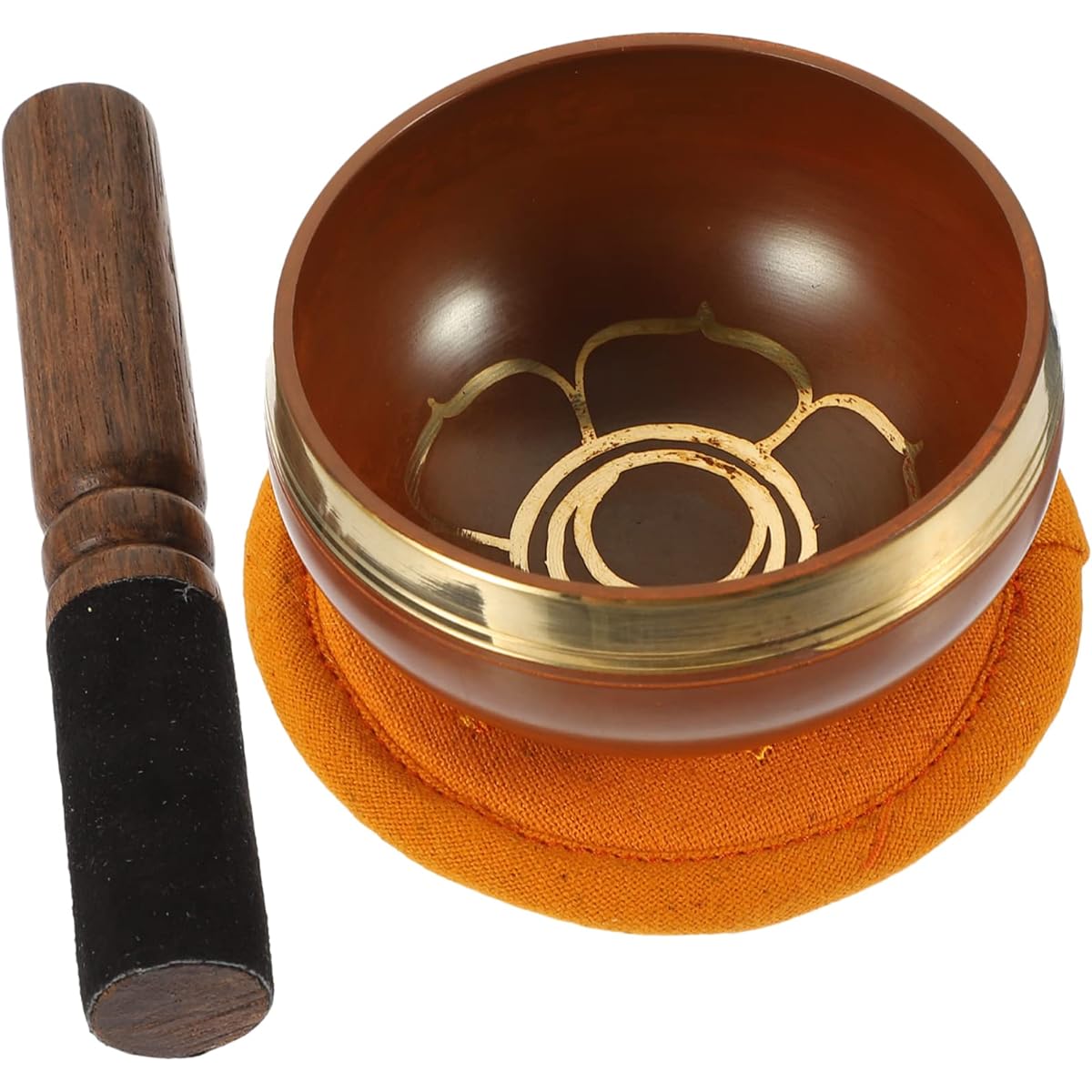 VICASKY Set of 5 Buddha Sound Bowls, Yoga Singing Bowls, Relaxation Bowls, Singing Bowl Mallet, Striker, Sound Bowl Mat, Chakra Nepal Bowls, Metal