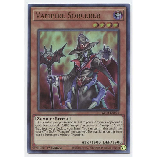 Vampire Sorcerer - GFP2-EN070 - Ultra Rare - First Edition.