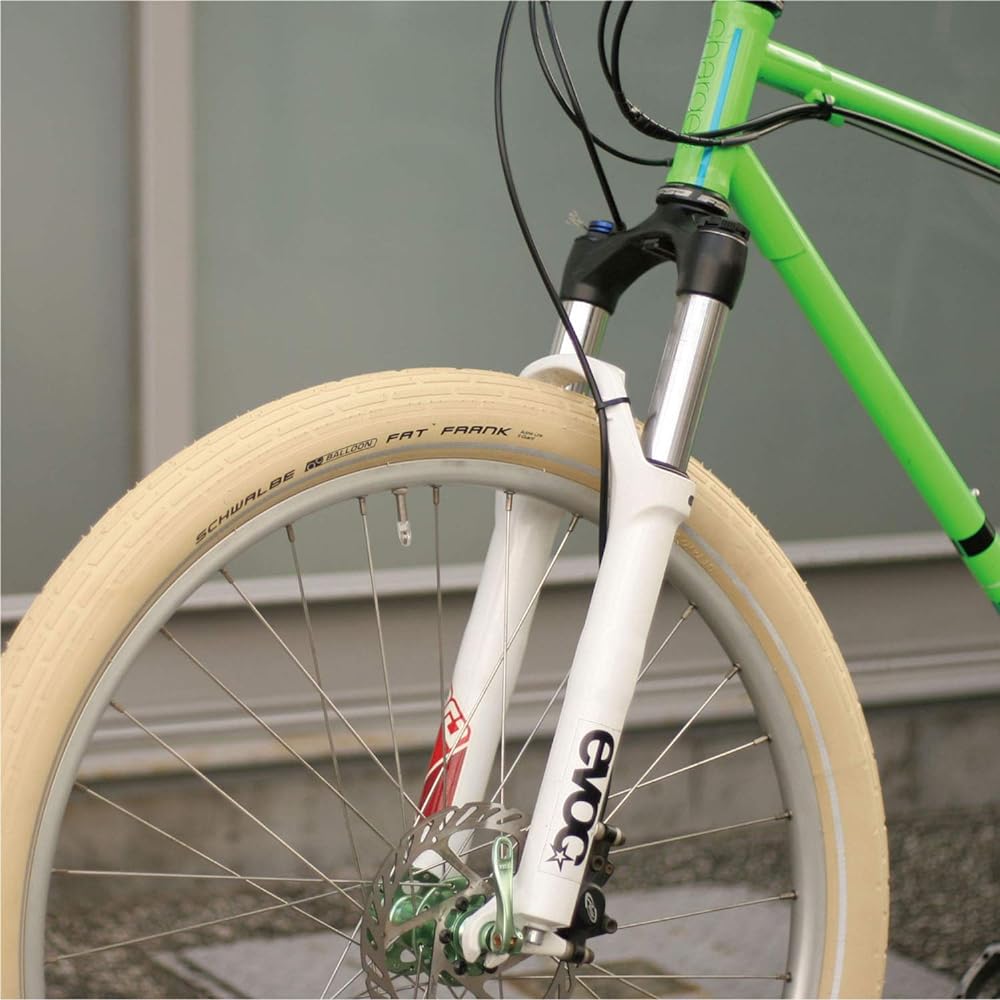 SCHWALBE [Genuine Product] Fat Frank 26 x 2.35 Cream Reflex Clincher Tire [Urban/City Riding]
