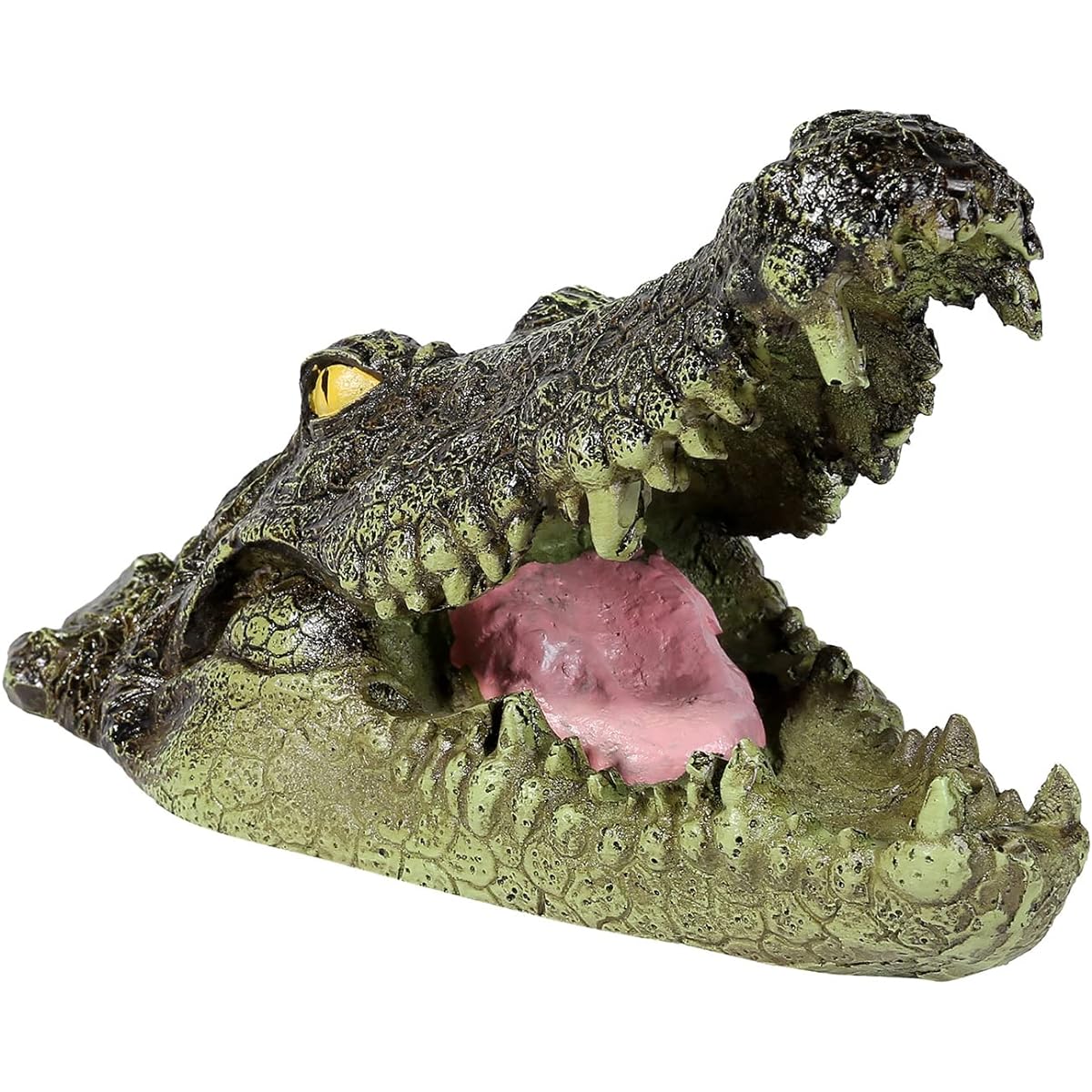 Pond Floating Alligator Head Decoy,Outdoor Pool Floating Fake Gator Head Deterrent Duck,Crocodile Head for Decoration Pool Alligator Decoy (8.7x4.3inch,C1)