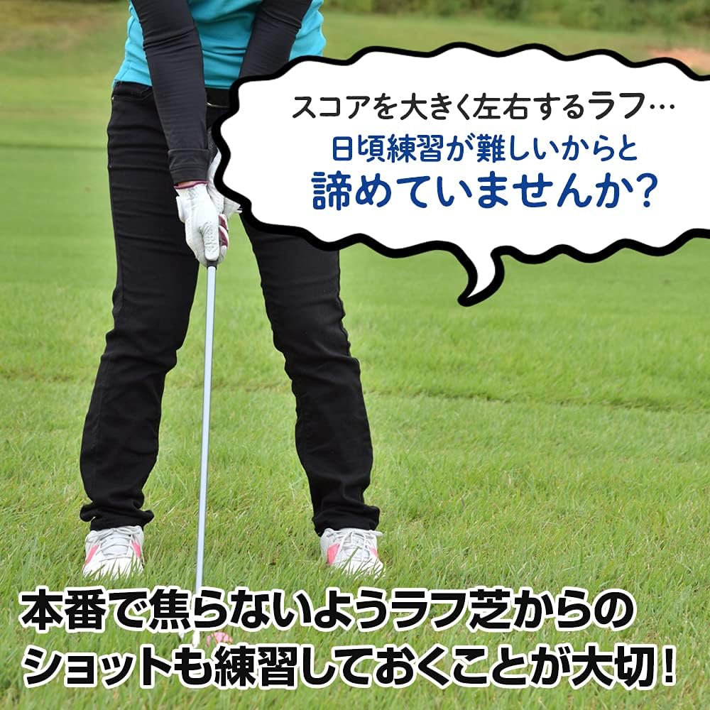 DAIYA GOLF Golf practice mat, shot mat, golf practice equipment, practice supplies, training, golf mat, ball replaceable, driver, iron, compact, beginner, advanced, indoor practice, indoor, Shugo Imahira professional, Maiko Wakabayashi professional TR-42