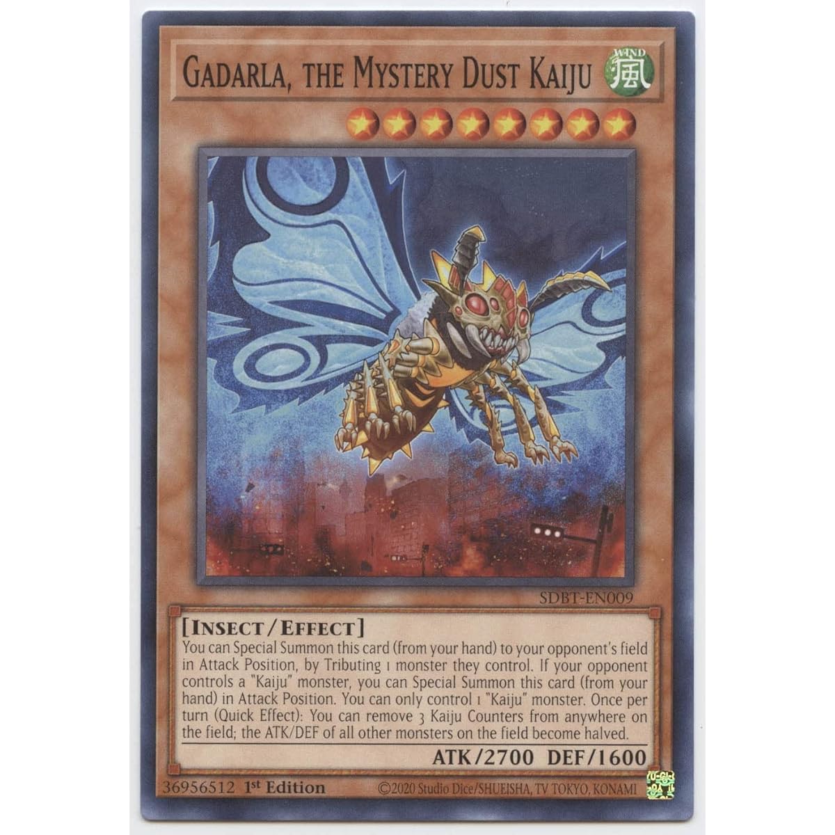 Gadara Mystery Dust Monster SDBT-EN009 Common First Edition