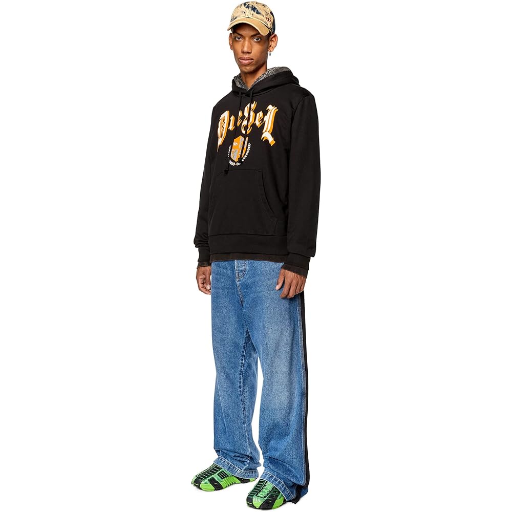 (Diesel) DIESEL Men's Sweatshirt Pullover Hoodie Hoodie A110590HAYT