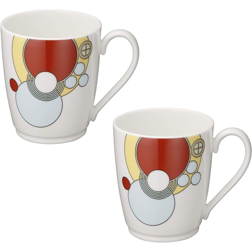Noritake Noritake Mug (Pair Set) 295cc Frank Lloyd Wright Imperial 2 Bone China P97280/4614
