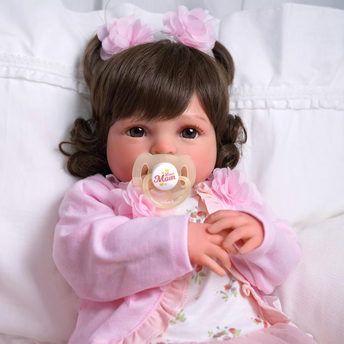 BABESIDE Reborn Baby Doll, 20 Inch Cute and Realistic Newborn Doll Lifelike Baby Doll