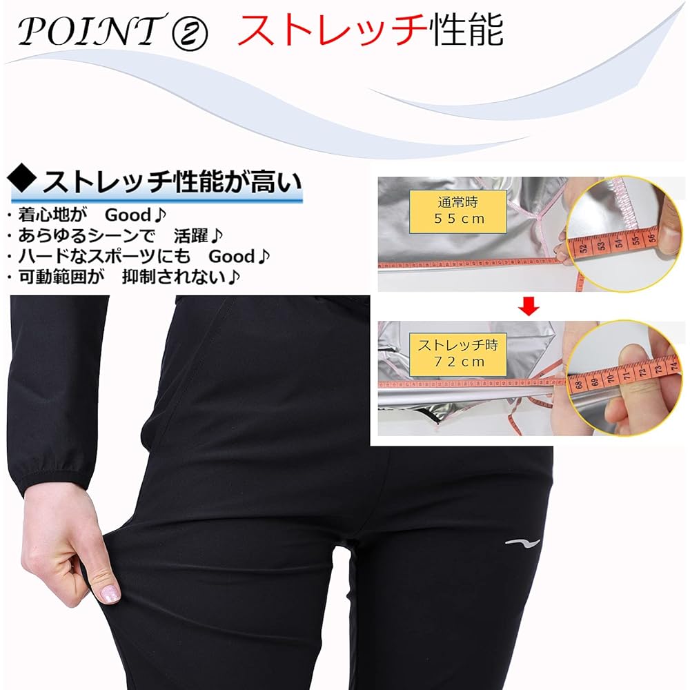 [Smarty] Used by World Representative Players, Sauna Suit with Video, Women's Pro Diet, 3 Piece Set, Washable, Heavy Sweating, Running, Walking