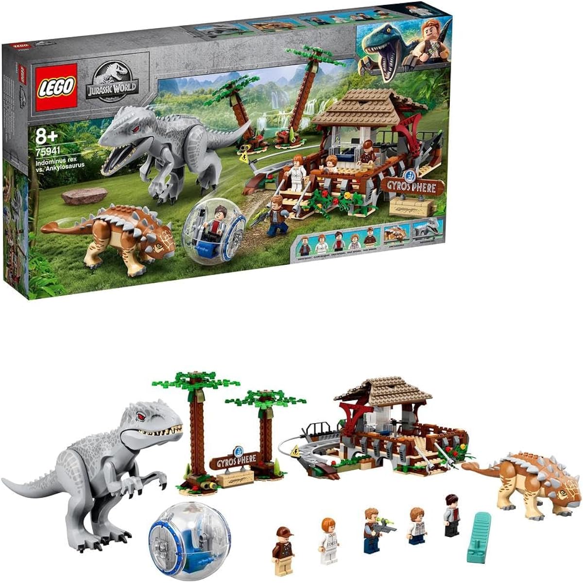 LEGO Jurassic World Indominus Rex vs. Ankylosaurus 75941