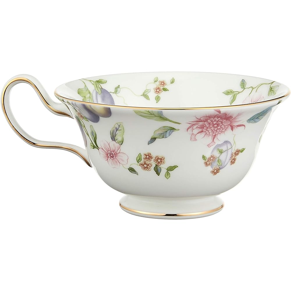 Wedgwood Sweet Plum Tea Cup & Saucer Peony [Parallel Import]
