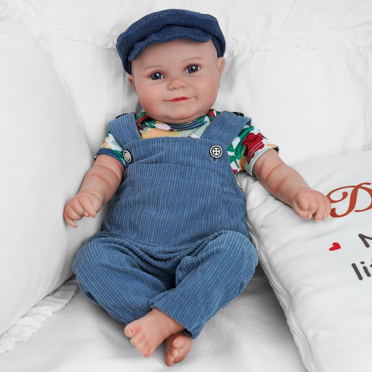 BABESIDE Reborn Baby Doll 20 inch Cloth Body Maddie