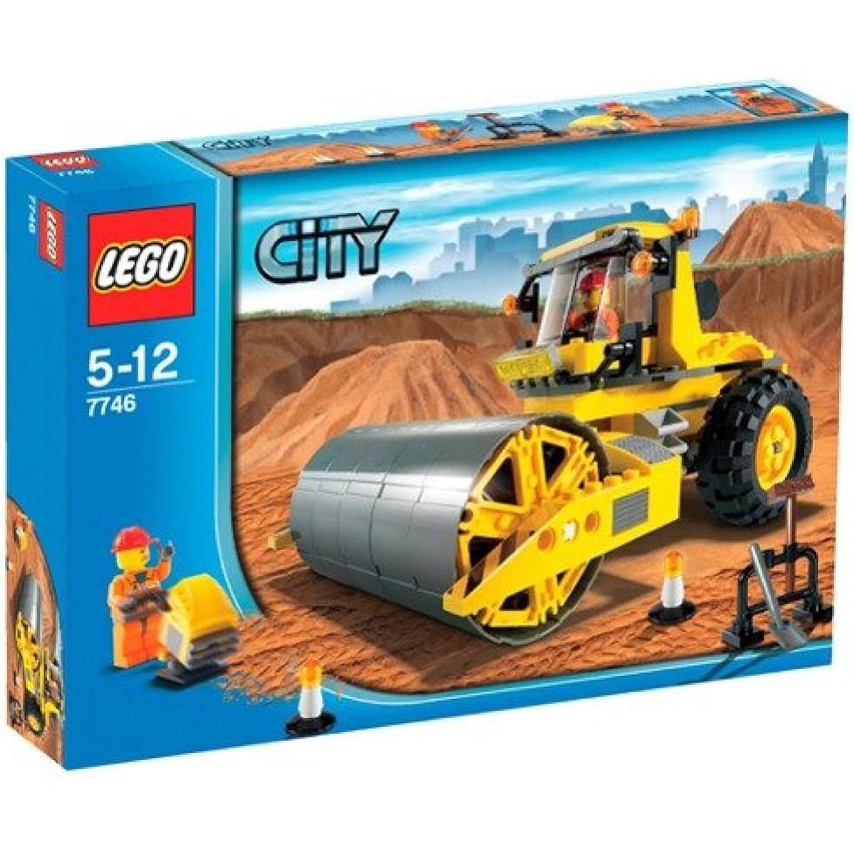LEGO 7746 CITY Single-Drum Roller
