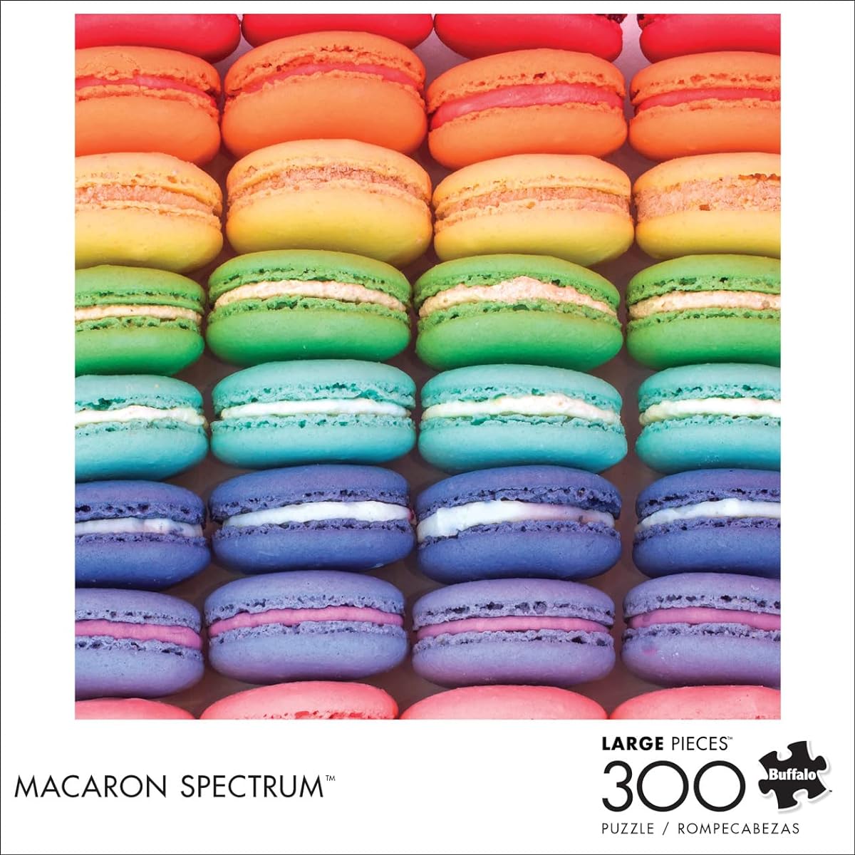 Buffalo Games - Macaron Spectrum - 300 Large Piece Jigsaw Puzzle