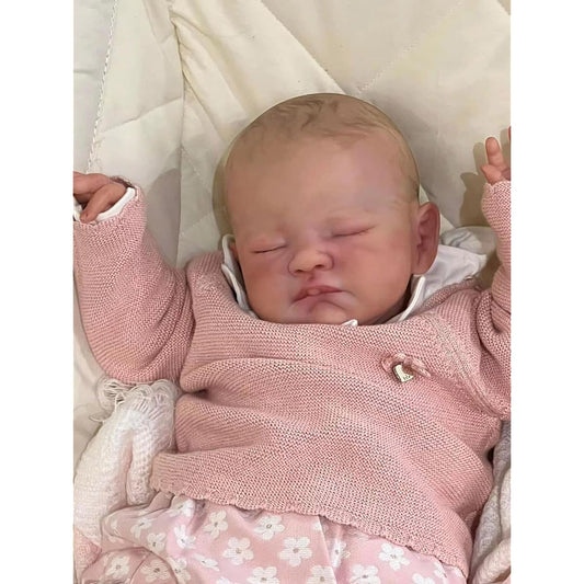 Anano Realistic Reborn Baby Doll - 19 Inch Realistic Baby Doll Lifelike Baby Doll Lifelike Baby Doll for 3 Year Old Kids