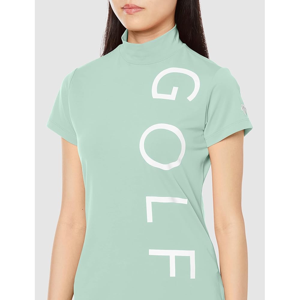 [DESCENTE] Short Sleeve Shirt, Sweat Absorbent, Quick Drying, Stretch, UVCUT, Anti-See Through (WH00 Only), Golf, DGWVJA12, Women's