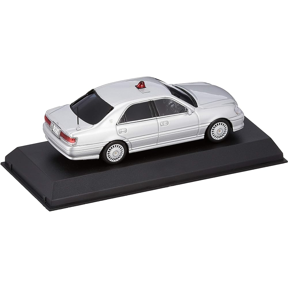 RAI'S 1/43 Toyota Crown (JZS175) 2004 Metropolitan Police Department Transportation Department Traffic Riot Police Vehicle (Masked Silver) Completed Product