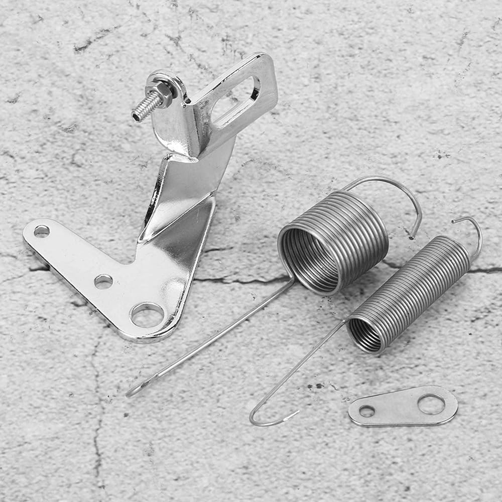 Throttle Return Spring, Car Carburetor Throttle Cable Bracket Dual Return Spring Set Stainless Steel Parts
