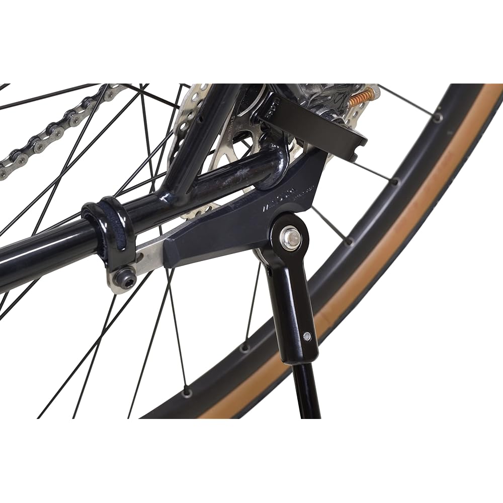 MINOURA Bicycle Aluminum Single Stand SL-30 Smart Leg Stand Kickstand that can be attached to disc brake bicycles