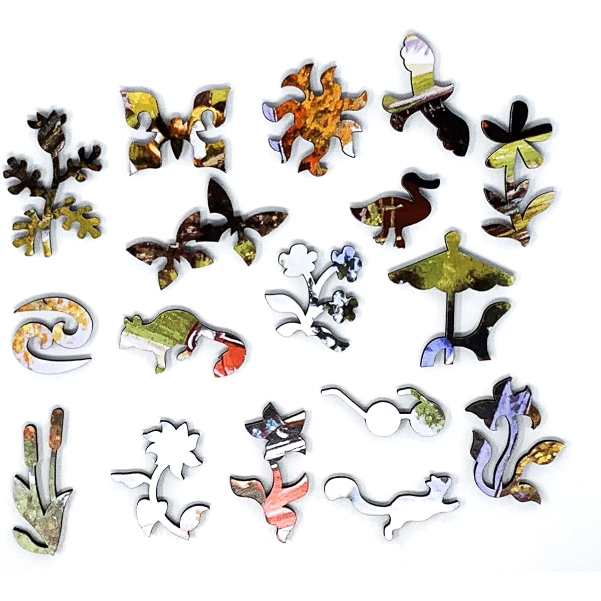 Wooden Jigsaw Puzzle - Lazy Days by Kevin Walsh - 358 Pieces Made in the USA by Nautilus Puzzles