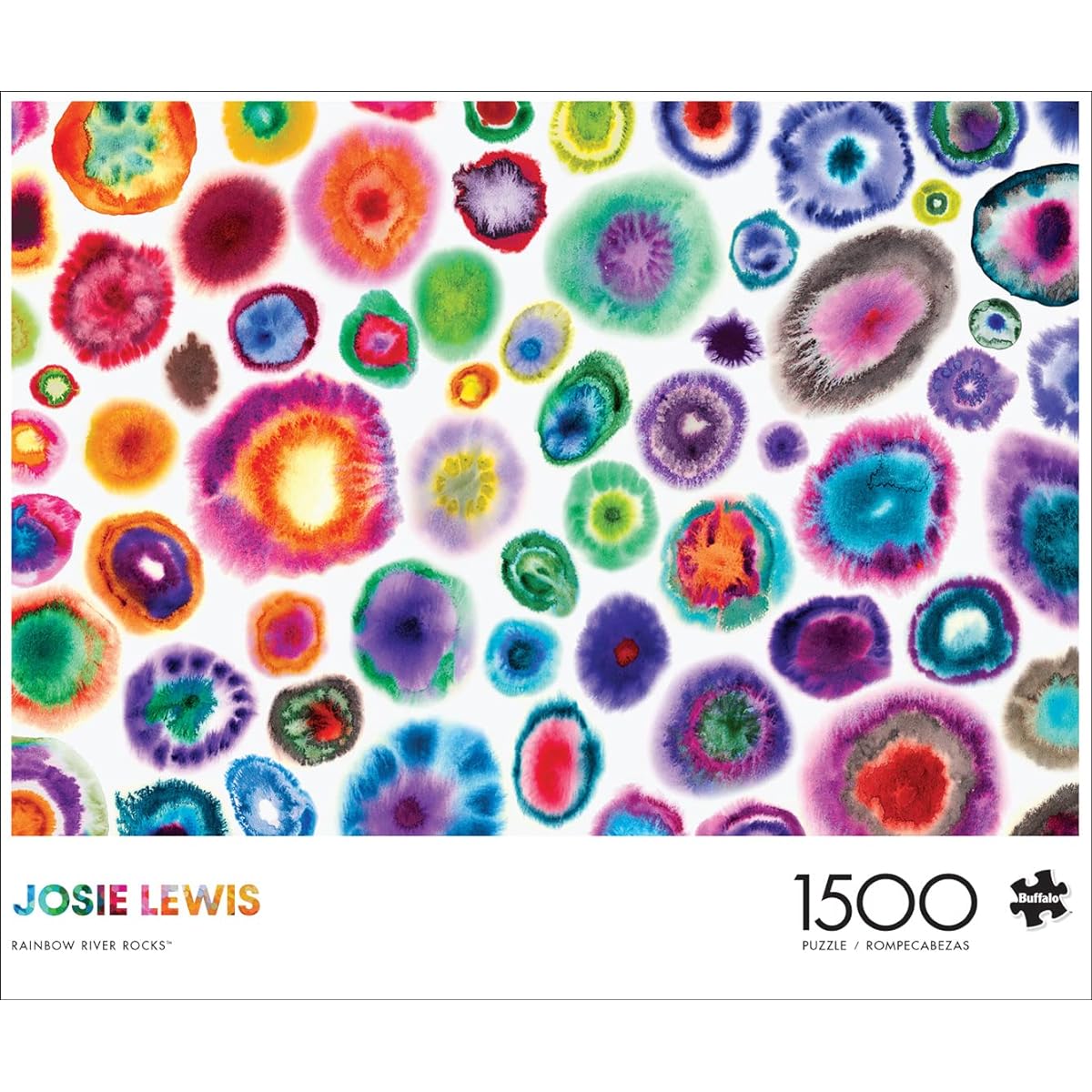 Buffalo Games - Josie Lewis - Rainbow River Rocks - 1500 Piece Jigsaw Puzzle