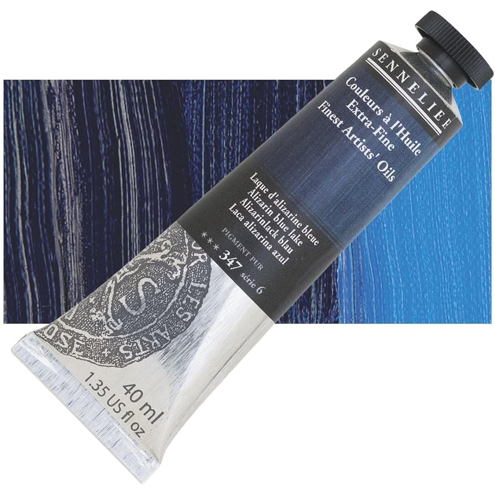 Sennelier Extra Fine Oil Paint 347 Alizarin Blue Lake