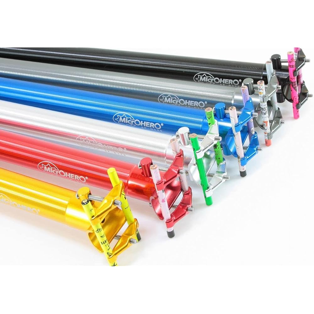 MicrOHERO Ultra Lightweight 330g Seatpost Φ33.9/600mm★For small diameter cars such as DAHON