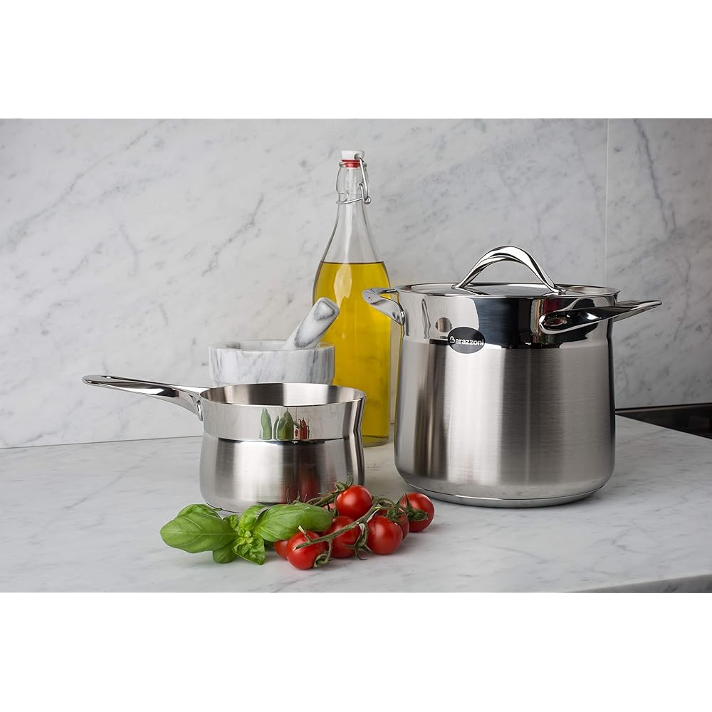 Barazzoni Two-handed pot stainless steel ∅24 x H10cm Low casserole MY LADY 510004024