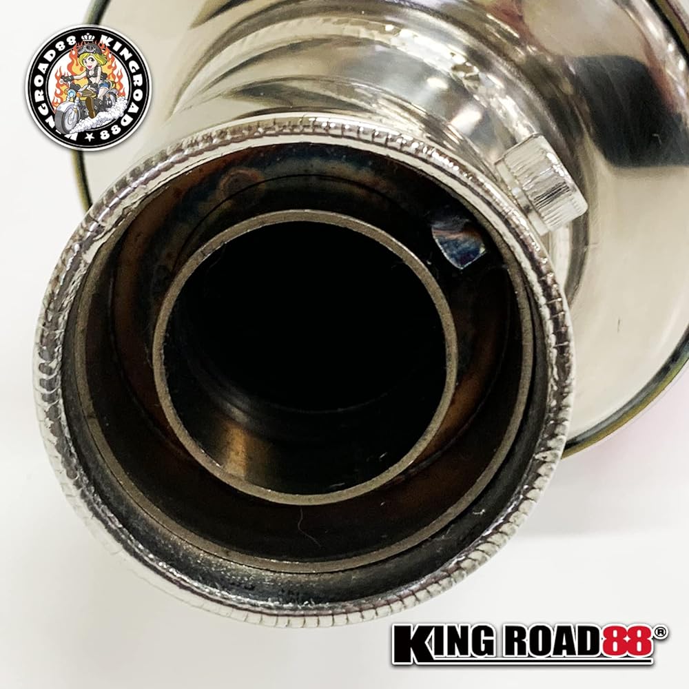 King Road 88 Barios Muffler Type I/Type II Type 1/Type 2 ZR250A/ZR250B KingRoad88 Stainless Steel Full Exhaust Muffler