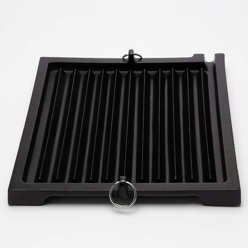 Endo Shoji Commercial Square Grill Pan Large Iron Casting AGL06001