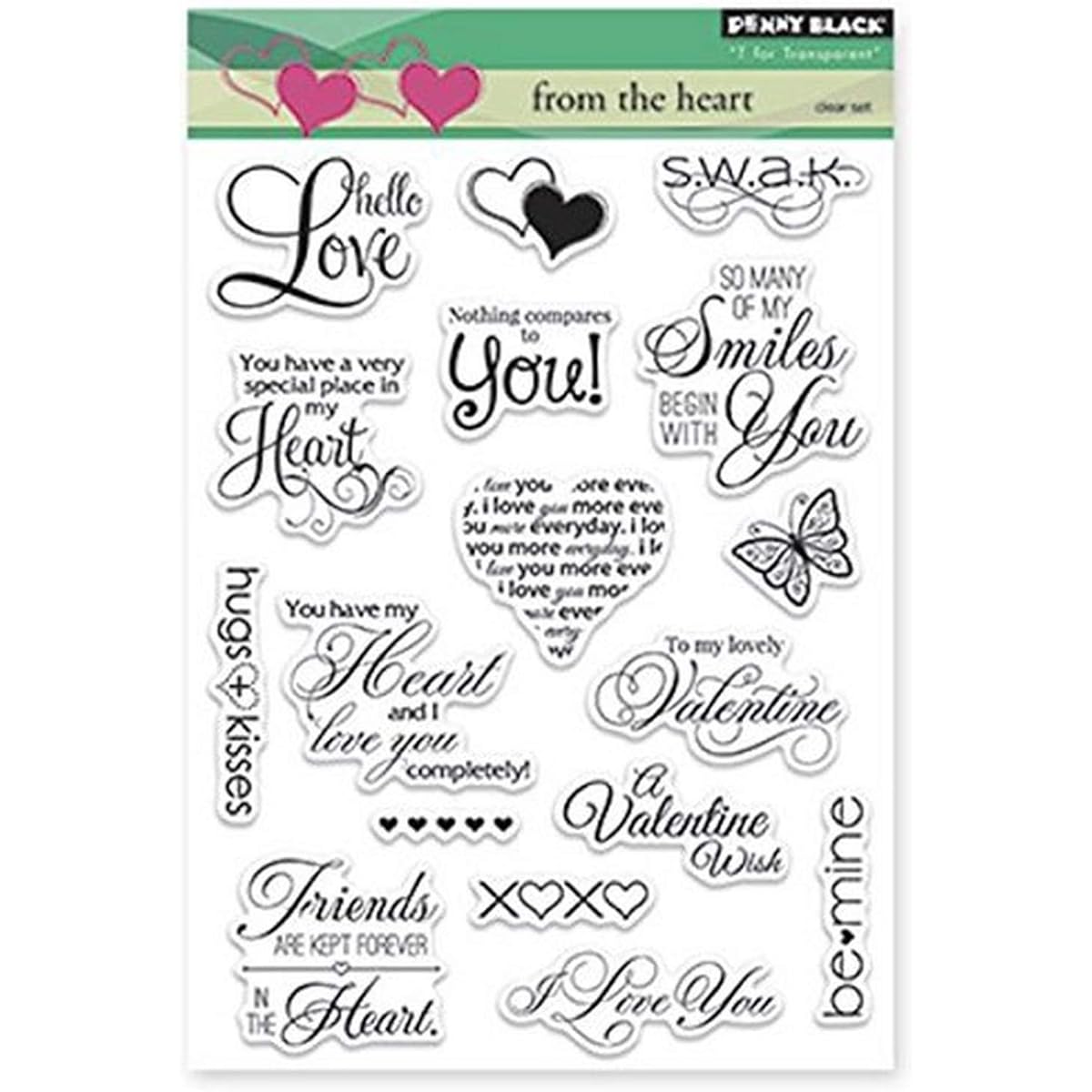 Penny Black Clear Stamp 5"X7.5" Sheet from You Me