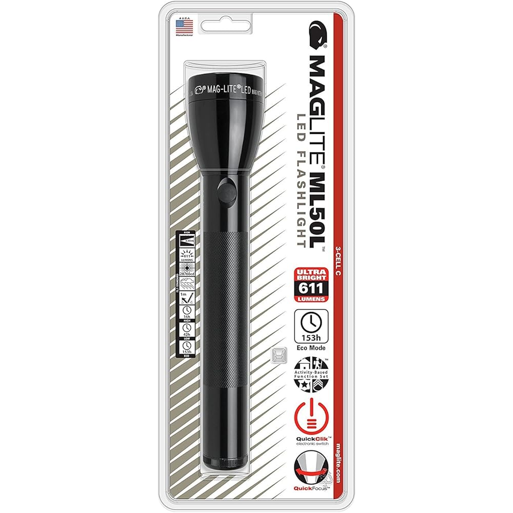 Maglite ML50L LED 3-Cell C Flashlight Black [parallel import goods]